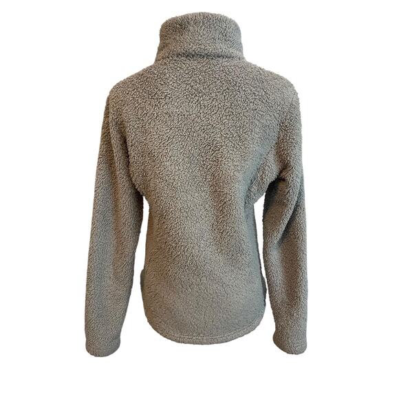 Patagonia‎ Sweater Womens Small Gray Quarter Zip Los Gatos Fleece Pullover Cozy - Picture 3 of 10